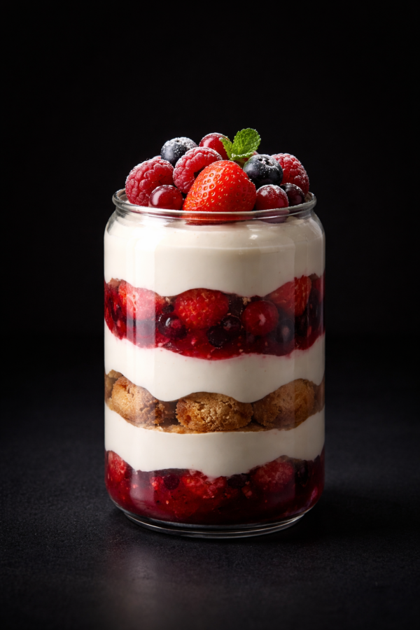 Verrine aux Fruits Rouges